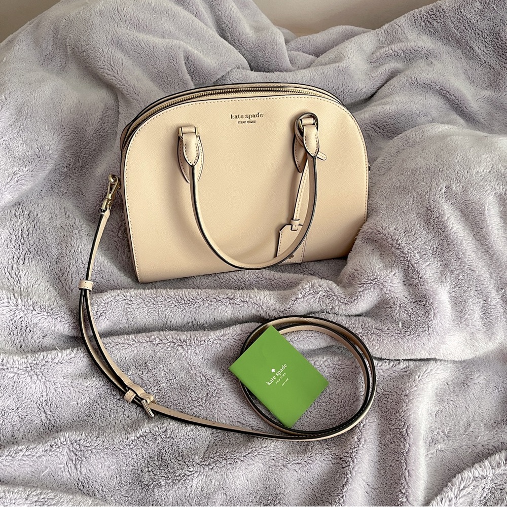 Kate Spade Medium Dome Satchel in Light Pink